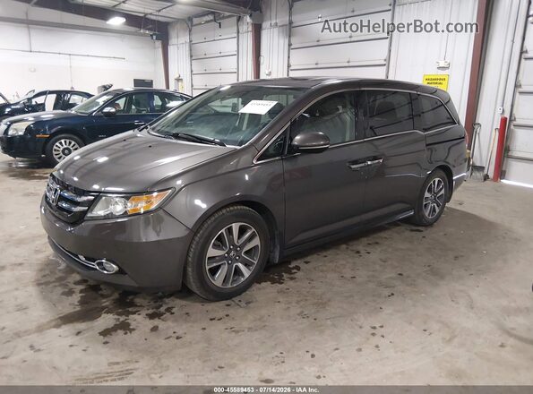 5FNRL5H94GB037871 2016 HONDA ODYSSEY Gray Przód lewy