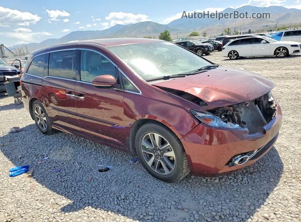 5FNRL5H94GB079456 2016 HONDA ODYSSEY Burgundy Przód prawy