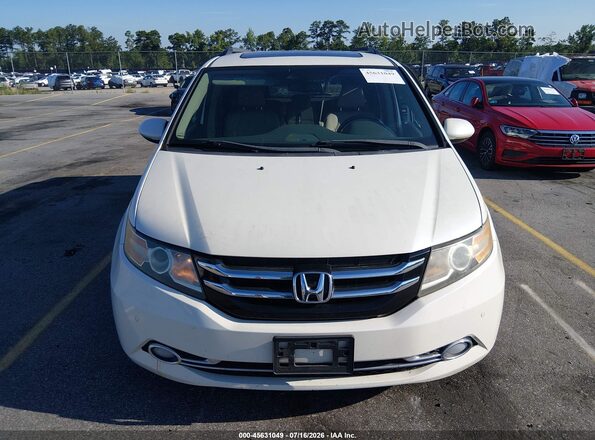 5FNRL5H94HB002622 2017 HONDA ODYSSEY White Instrument cluster view