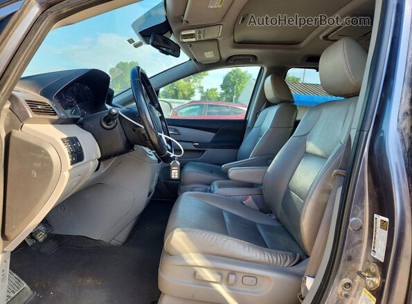 5FNRL5H95GB083323 2016 HONDA ODYSSEY Gray Vista interior delantera