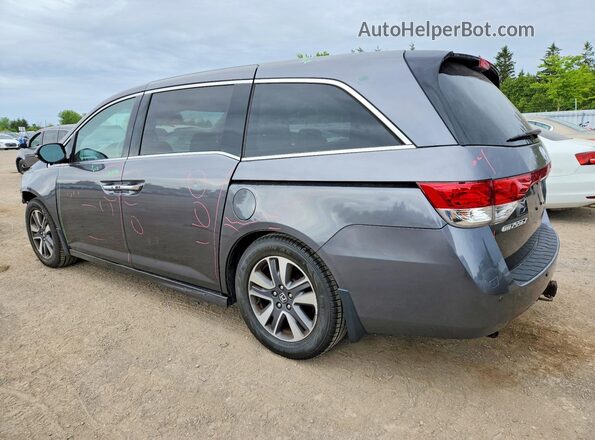 5FNRL5H96HB503530 2017 HONDA ODYSSEY Gray Задня ліва чверть