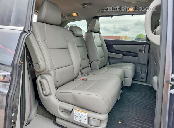 5FNRL5H96HB503530 2017 HONDA ODYSSEY Gray Вид задньої частини салону