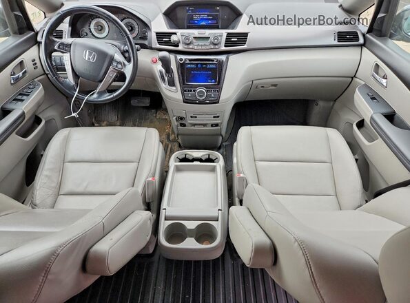 5FNRL5H96HB503530 2017 HONDA ODYSSEY Gray Вид панелі приладів