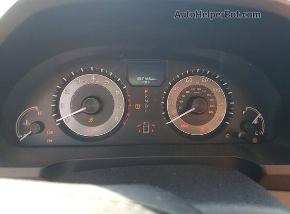 5FNRL5H97GB003603 2016 HONDA ODYSSEY Black Instrument cluster view