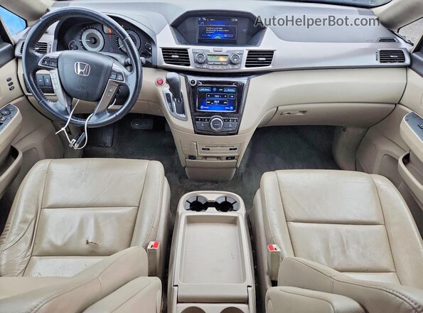5FNRL5H98GB147385 2016 HONDA ODYSSEY Белый Вид панели приборов