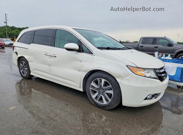 5FNRL5H98GB147385 2016 HONDA ODYSSEY Белый Передняя правая четверть