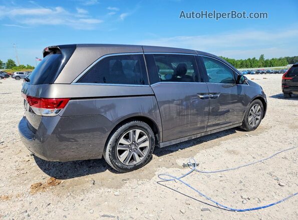 5FNRL5H98HB004115 2017 HONDA ODYSSEY Brown Rear right