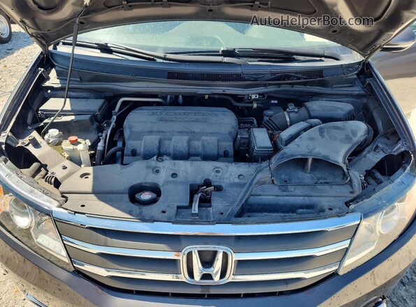 5FNRL5H98HB004115 2017 HONDA ODYSSEY Brown Engine compartment view