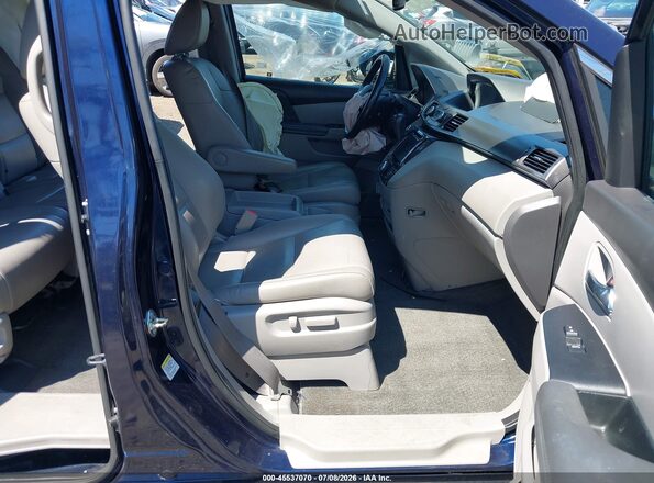 5FNRL5H98HB023313 2017 HONDA ODYSSEY Blue Սալոնի դիմացի տեսք