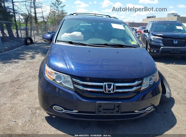 5FNRL5H98HB023313 2017 HONDA ODYSSEY Blue Սարքավորումների վահանակի տեսք