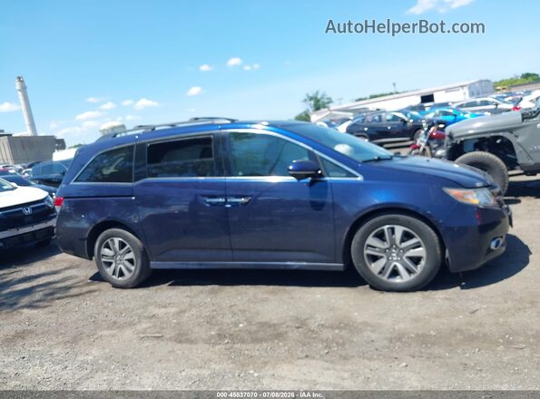 5FNRL5H98HB023313 2017 HONDA ODYSSEY Blue Սալոնի հետևի տեսք