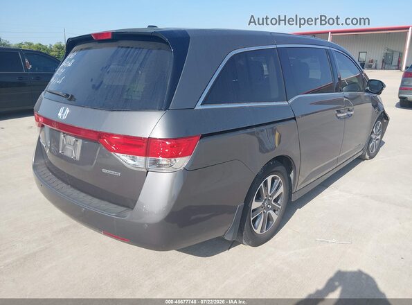 5FNRL5H9XHB005394 2017 HONDA ODYSSEY Серый Задняя правая четверть