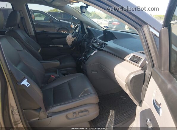 5FNRL5H9XHB005394 2017 HONDA ODYSSEY Серый Вид салона спереди