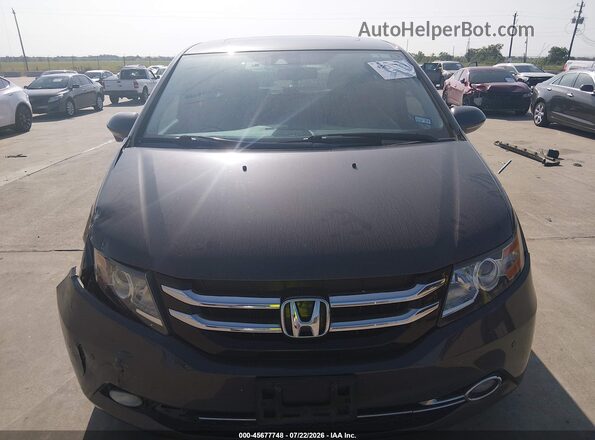 5FNRL5H9XHB005394 2017 HONDA ODYSSEY Серый Вид щитка приборов