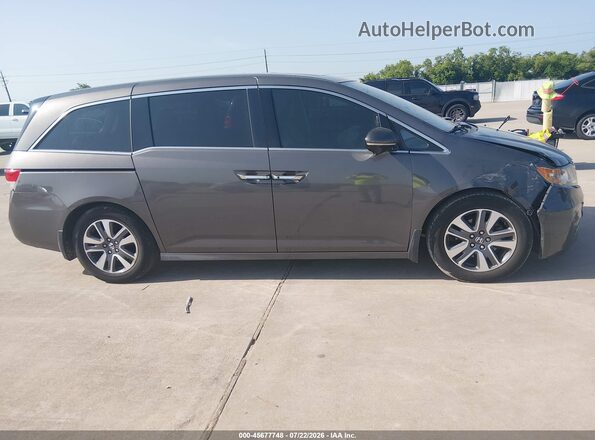 5FNRL5H9XHB005394 2017 HONDA ODYSSEY Серый Вид задней части салона