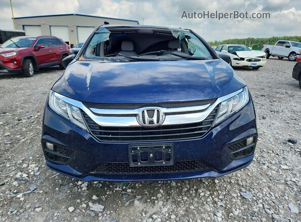 5FNRL6H20KB126998 2019 HONDA ODYSSEY Blue Vista frontal