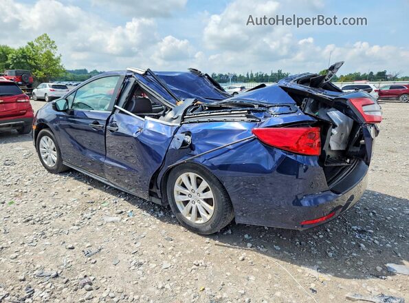 5FNRL6H20KB126998 2019 HONDA ODYSSEY Blue Trasero izquierdo