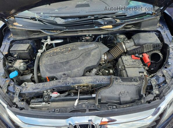 5FNRL6H20KB126998 2019 HONDA ODYSSEY Blue Vista del compartimento del motor