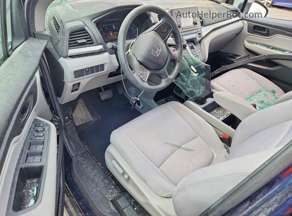 5FNRL6H20KB126998 2019 HONDA ODYSSEY Blue Vista del salpicadero