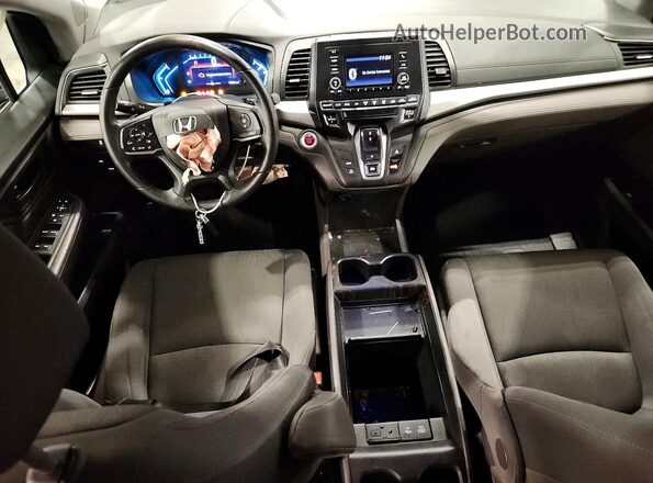 5FNRL6H22KB053942 2019 HONDA ODYSSEY Silver Вид панелі приладів
