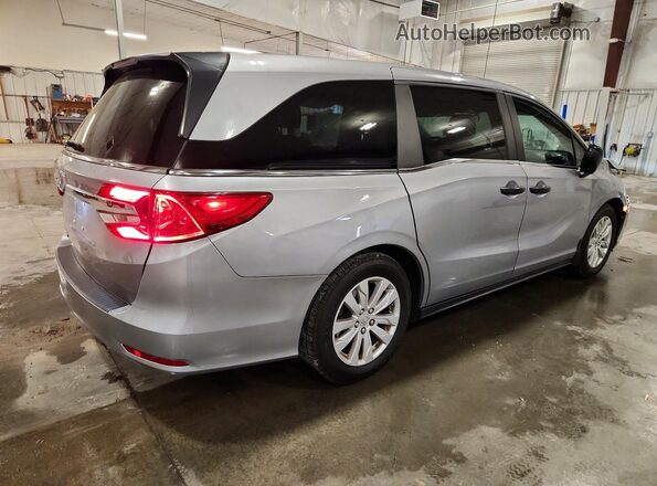 5FNRL6H22KB053942 2019 HONDA ODYSSEY Silver Задня права чверть