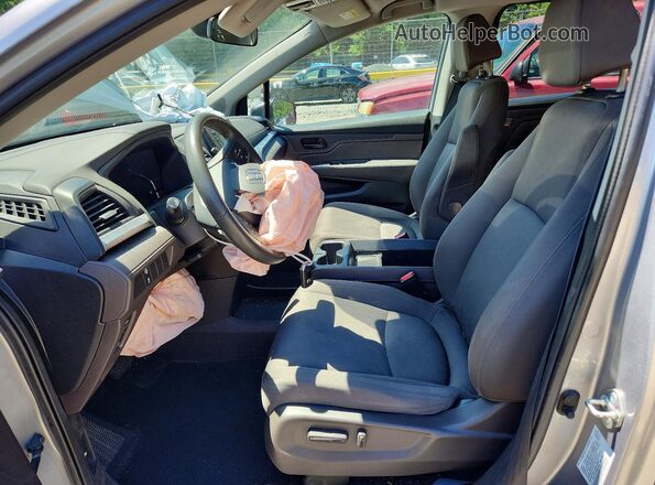 5FNRL6H22MB001049 2021 HONDA ODYSSEY Gray Widok wnętrza z przodu