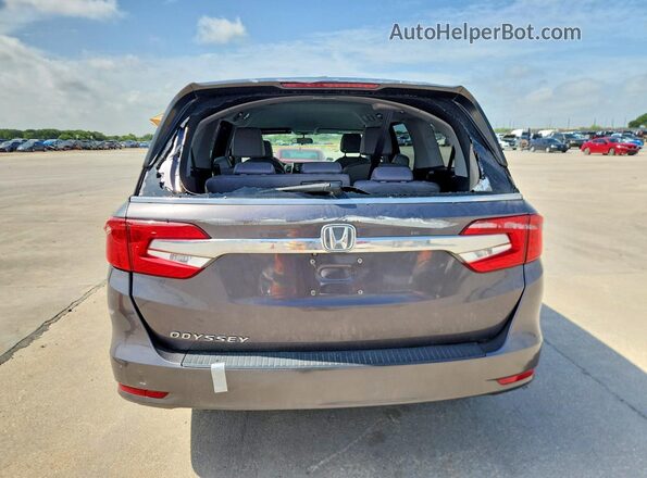 5FNRL6H23JB043693 2018 HONDA ODYSSEY Gray უკანა ხედი