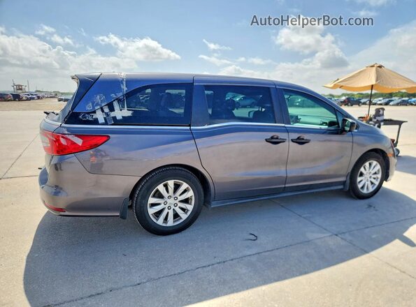 5FNRL6H23JB043693 2018 HONDA ODYSSEY Gray უკანა მარჯვენა