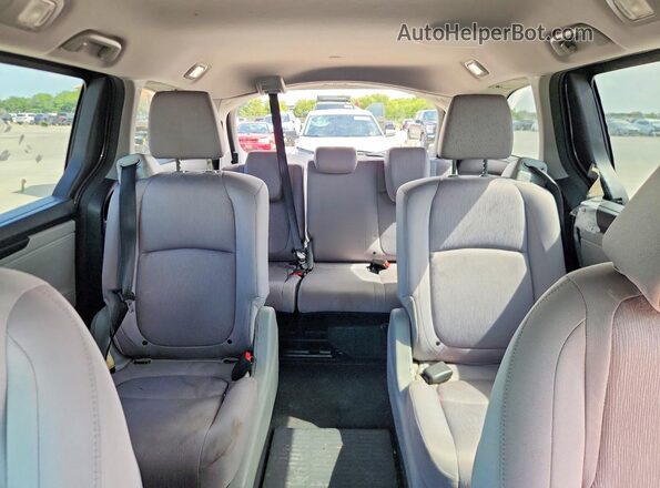 5FNRL6H23JB043693 2018 HONDA ODYSSEY Gray უკანა სავარძლების ხედი