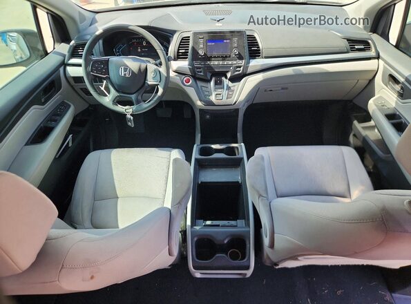 5FNRL6H23JB043693 2018 HONDA ODYSSEY Gray წინა პანელის ხედი