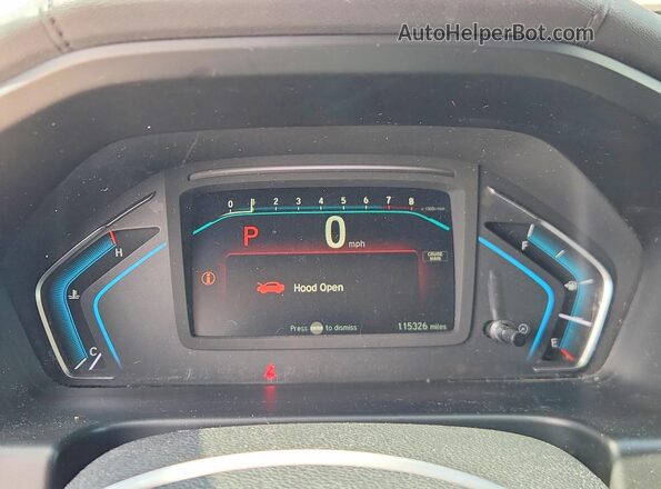 5FNRL6H23JB043693 2018 HONDA ODYSSEY Gray ხელსაწყოთა პანელის ხედი