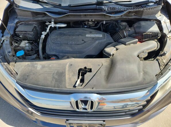 5FNRL6H23JB043693 2018 HONDA ODYSSEY Gray ძრავის განყოფილების ხედი
