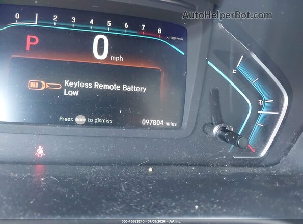 5FNRL6H23LB013032 2020 HONDA ODYSSEY Gray Widok tylnych siedzeń