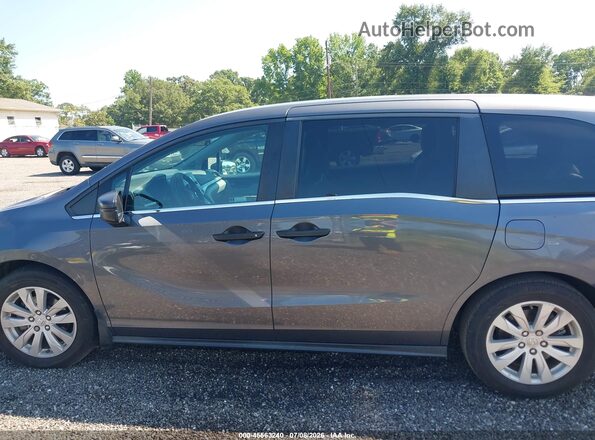 5FNRL6H23LB013032 2020 HONDA ODYSSEY Gray Widok wnętrza 360 stopni