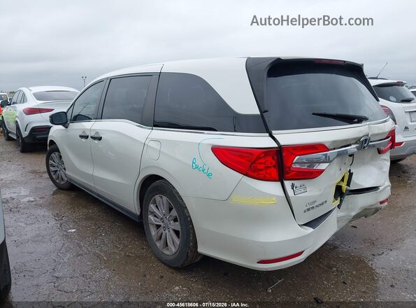 5FNRL6H24JB065704 2018 HONDA ODYSSEY White Rear left