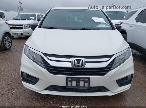 5FNRL6H24JB065704 2018 HONDA ODYSSEY White Rear interior view