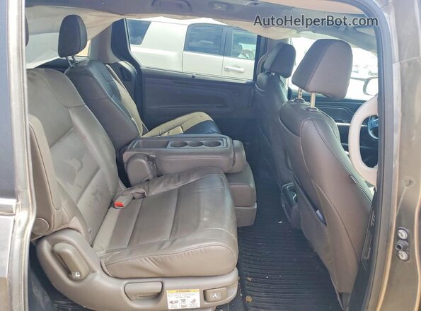 5FNRL6H24MB009279 2021 HONDA ODYSSEY Gray Rear interior view