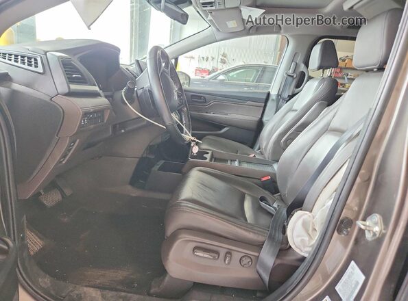 5FNRL6H24MB009279 2021 HONDA ODYSSEY Gray Front interior view
