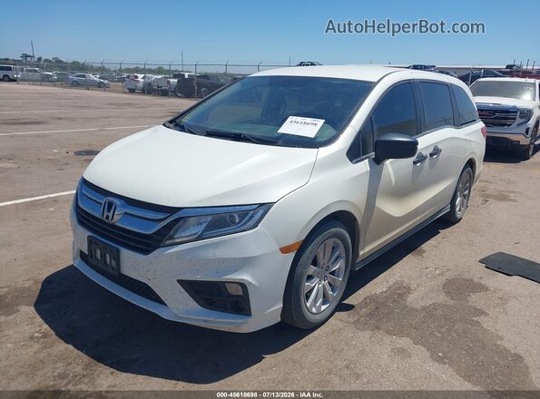 5FNRL6H26KB087690 2019 HONDA ODYSSEY White Առջևի ձախ երեք քառորդ տեսարան