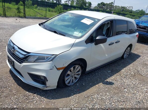 5FNRL6H29JB107672 2018 HONDA ODYSSEY White Front left