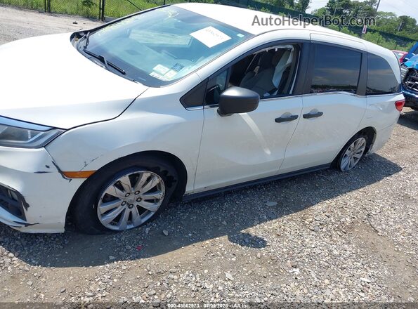 5FNRL6H29JB107672 2018 HONDA ODYSSEY White Front view