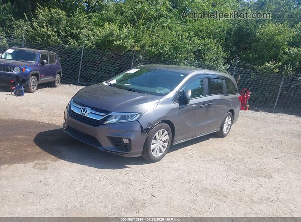 5FNRL6H29KB008139 2019 HONDA ODYSSEY Серый Передняя левая четверть