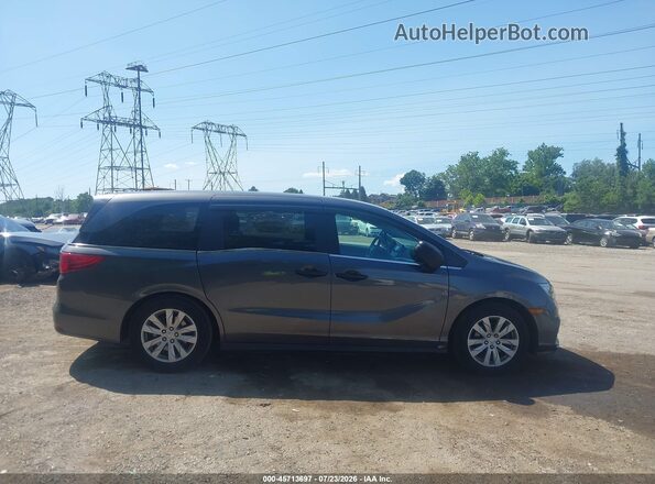 5FNRL6H29KB008139 2019 HONDA ODYSSEY Серый Вид задней части салона