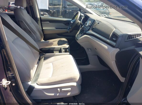 5FNRL6H29KB126997 2019 HONDA ODYSSEY Blue Front interior view