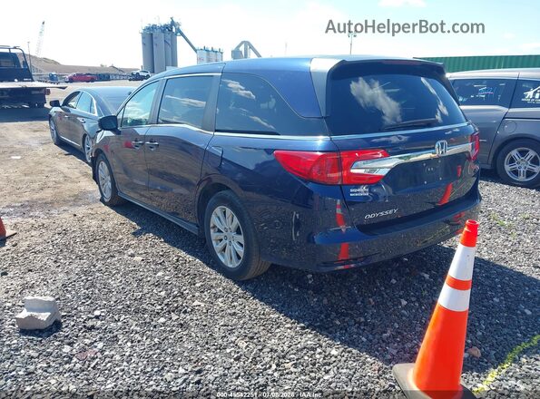 5FNRL6H29KB126997 2019 HONDA ODYSSEY Blue Rear left