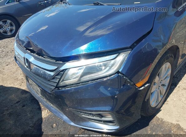 5FNRL6H29KB126997 2019 HONDA ODYSSEY Blue Front view