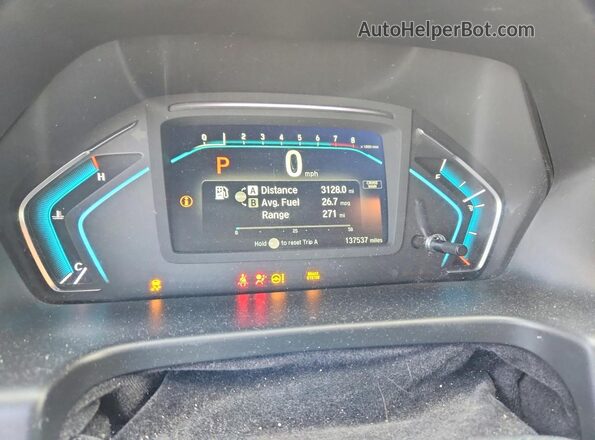 5FNRL6H2XKB012359 2019 HONDA ODYSSEY Серый Вид щитка приборов
