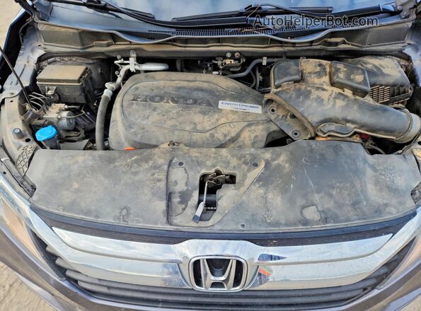5FNRL6H2XKB012359 2019 HONDA ODYSSEY Серый Вид задней части салона