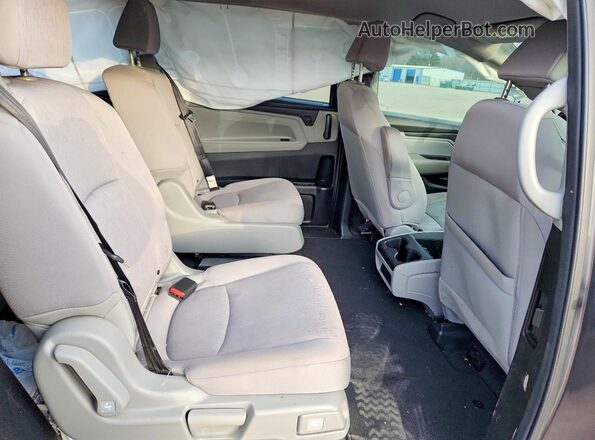 5FNRL6H2XKB012359 2019 HONDA ODYSSEY Серый Вид задних сидений