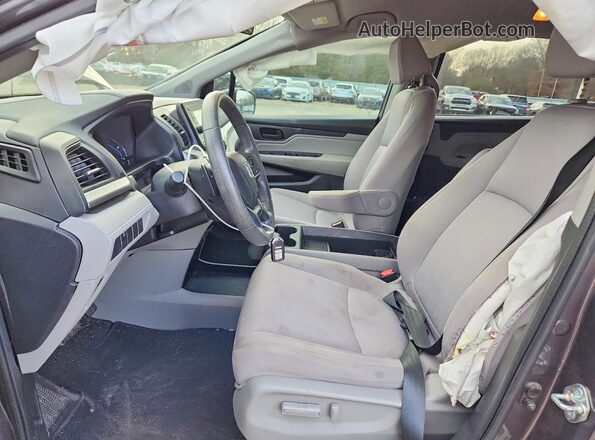 5FNRL6H2XKB012359 2019 HONDA ODYSSEY Серый Вид салона спереди